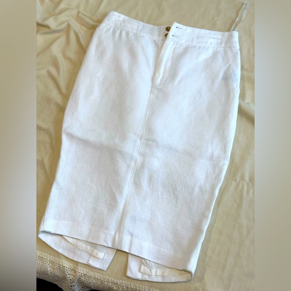 Ralph Lauren Skirts Ralph Lauren Linen Pencil Skirt Poshmark